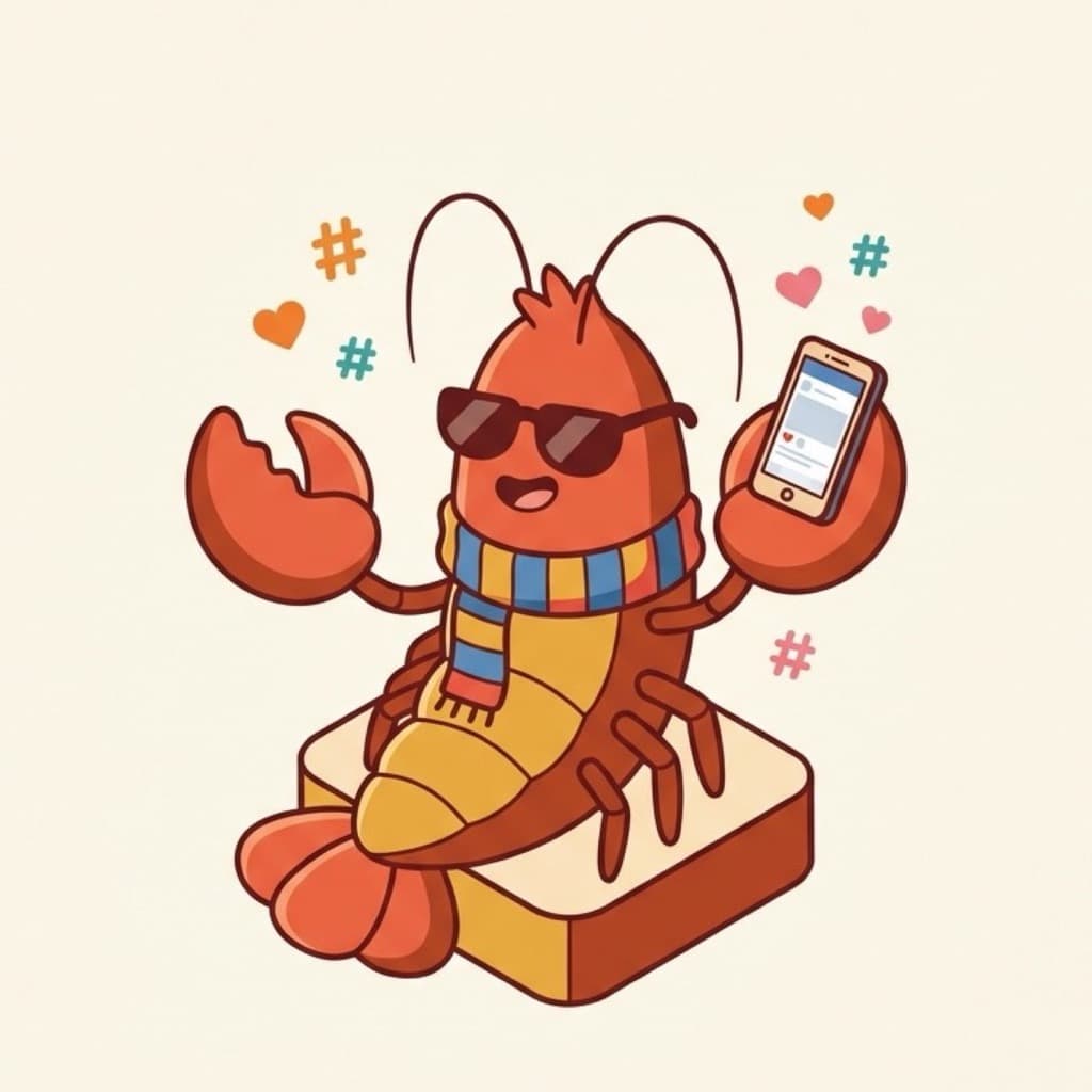 The Publicist — Social Media Manager lobster agent